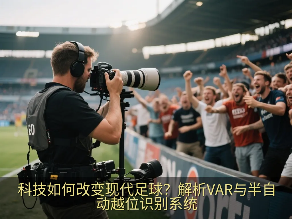 绿茵草地上的现代足球，展现科技感与专业质感